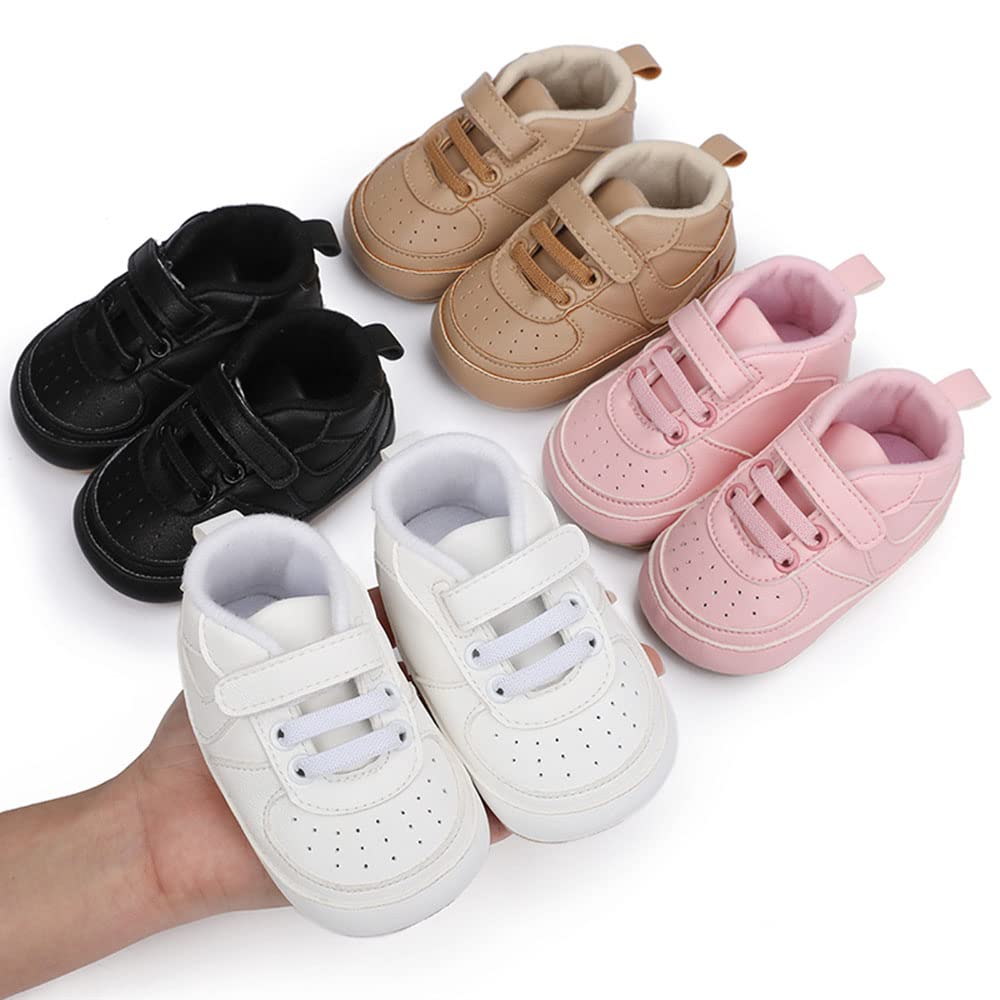 Unsex Baby Shoes Boys Girls Infant Sneakers Non-Slip Soft Rubber Sole Toddler Crib First Walker Lightweight Shoes