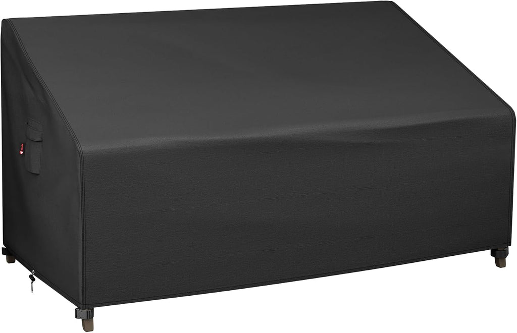 Outdoor Couch Sofa Cover 63 x 33 x 32 inch Loveseat Bench | Waterproof, WeatherProof, 600D Heavy Duty, 2-Seater Patio