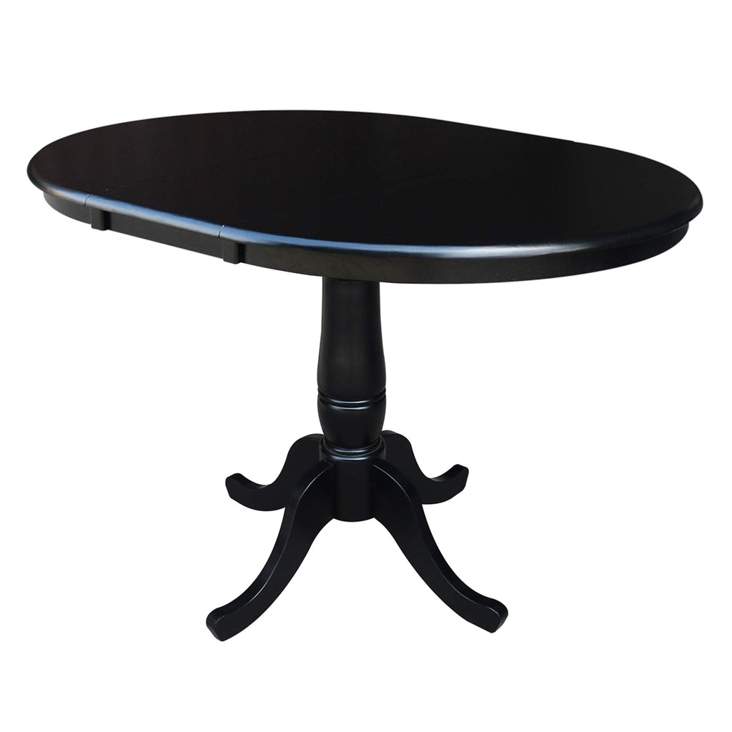 36" Round Extension Dining Table with 2 San Remo Chairs