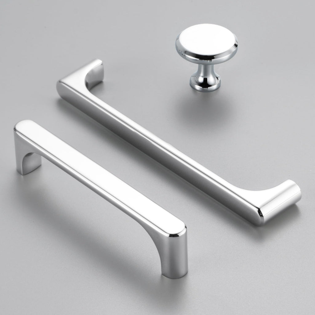 6-1/4 Inch Polished Chrome Cabinet Pull Kitchen Handle 10 Pack 3126