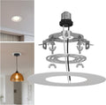 Recessed to Pendant Light Converter Kit 5 and 6 inch Can Light Conversion, Includes E26 Socket, Mounting Bracket