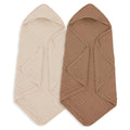 Muslin Hooded Baby Towels 100% Cotton,Super Soft Muslin Baby Bath Towel - 32 x 32 Inches, Suitable for Newborn and