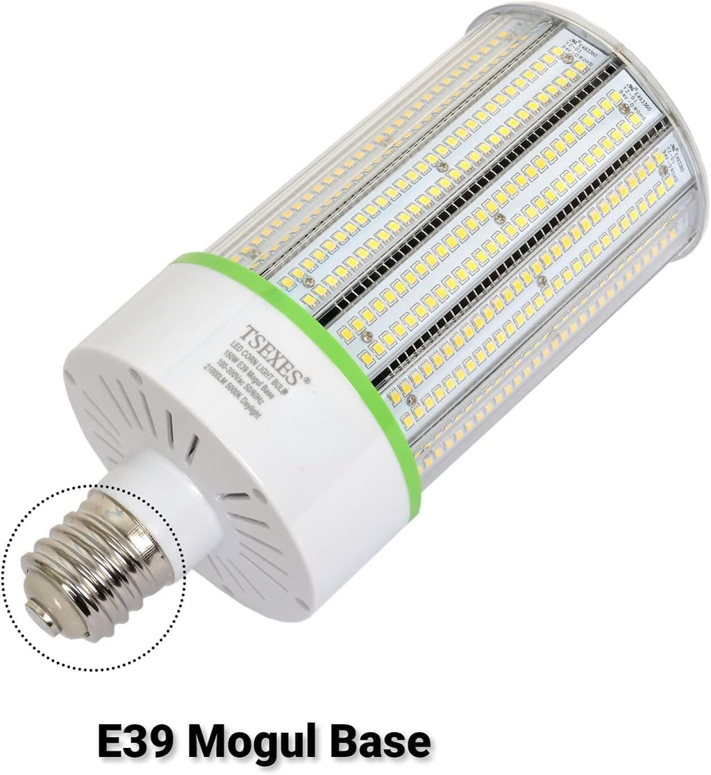 150W LED Corn Light Bulb,E39 Mogul Base Led Bulb 21000Lumen,5000K