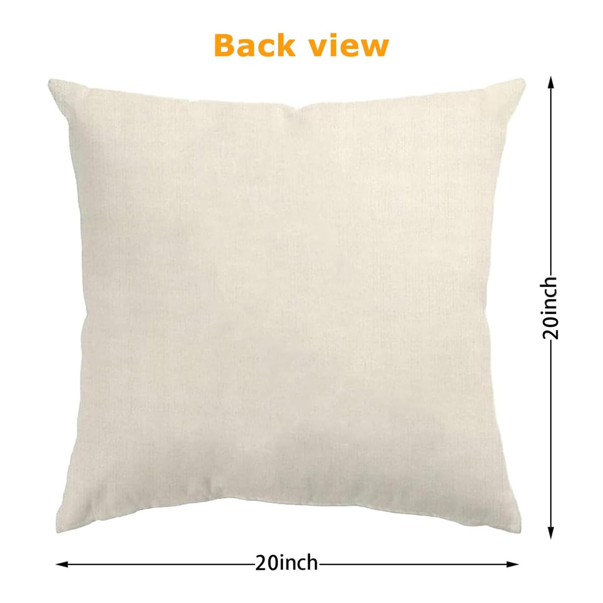 Spring Summer Pillow Covers 20x20 Set of 4, Floral Seasonal Summer Outdoor Decoration Pillowcase Linen Cushion Cover