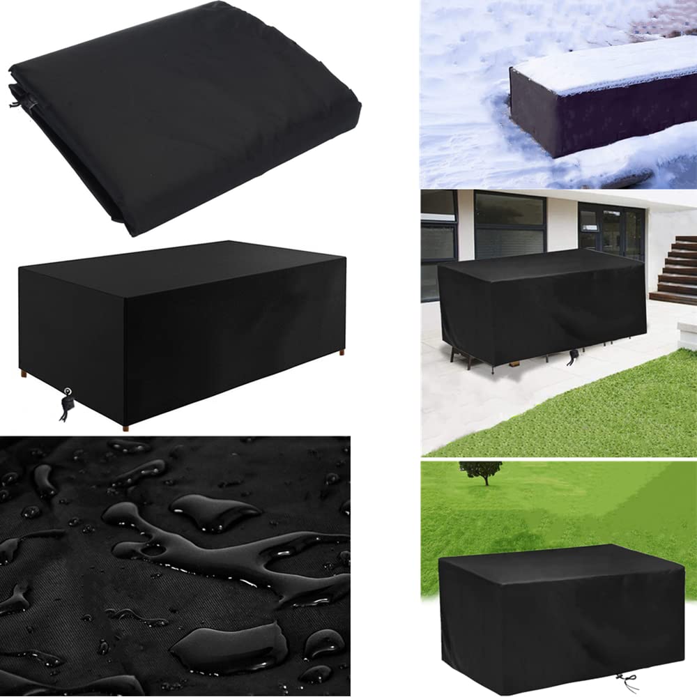 Patio Furniture Covers, Outdoor Furniture Cover Waterproof, 78.7"L x 62"W x 30"H Outdoor Table Chair and Sofa Covers