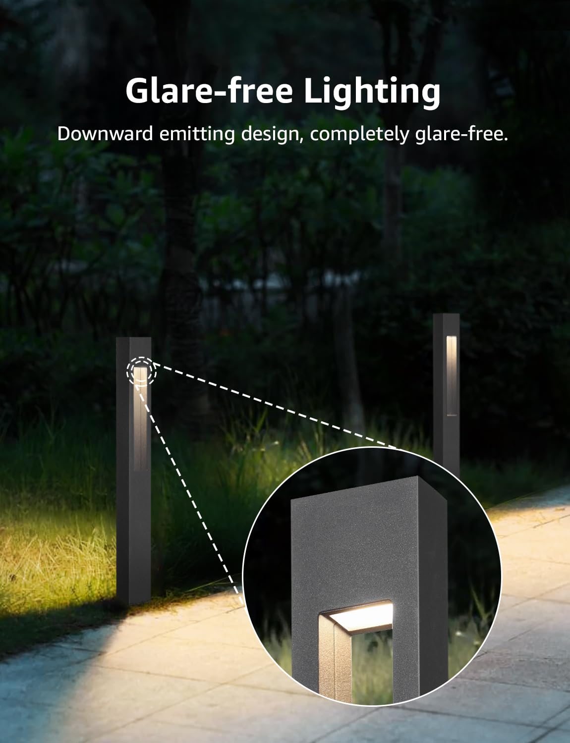 LED Low Voltage Landscape Lights 3W Pathway Lights Low Voltage 12-24V Landscape Path Lights 3000K CRI 90+ Aluminum