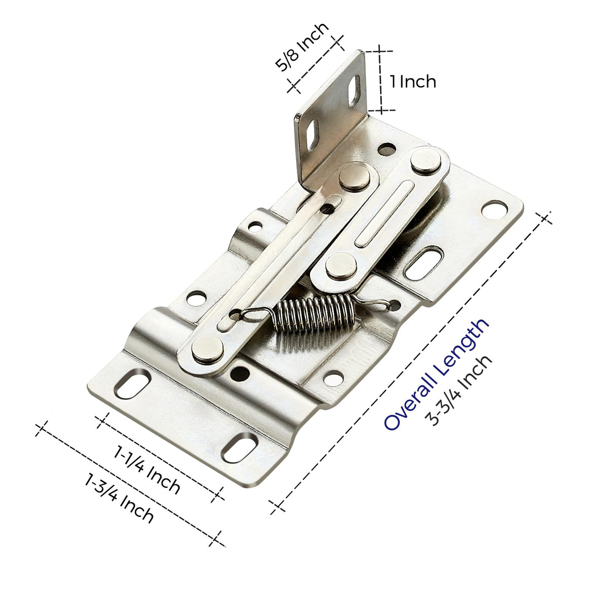 Satin Nickel Tip Out Tray Hinges, Kitchen Cabinet Hinges, 3 Pair