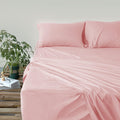 Flannel Sheets Flannel Sheet Set Pink, Premium Brushed