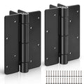 Upgraded 5.75" Aluminum Self Closing Gate Hinges, Fence Gate Hinge for Aluminum | Vinyl | Iron | Wood Gates, Self
