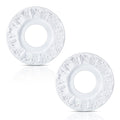 2 Pcs 10 Inch White Ceiling Medallions, PU Light Fixture Decor