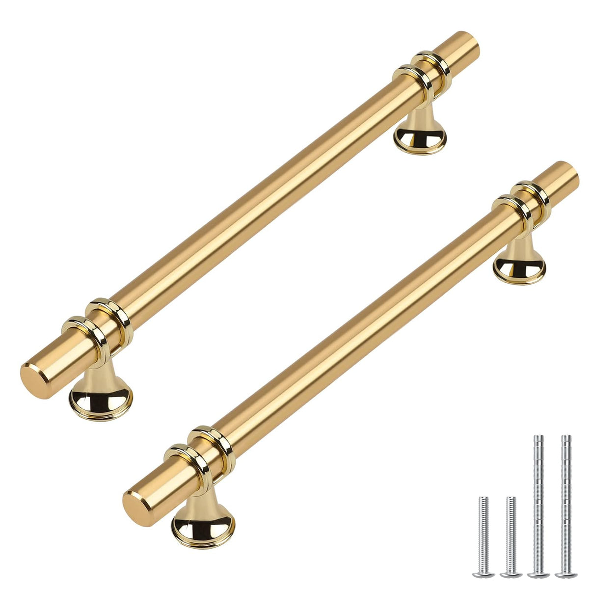 20 Pack 6-1/4 Inch Gold Cabinet Handles