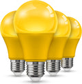 Yellow Bug Light Bulbs Outdoor, A19 9W Bug Lights for Outside