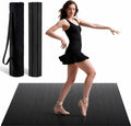 Foldable Tap Dance Floor, Portable Tap Board, 47.8"x38.5"-Black