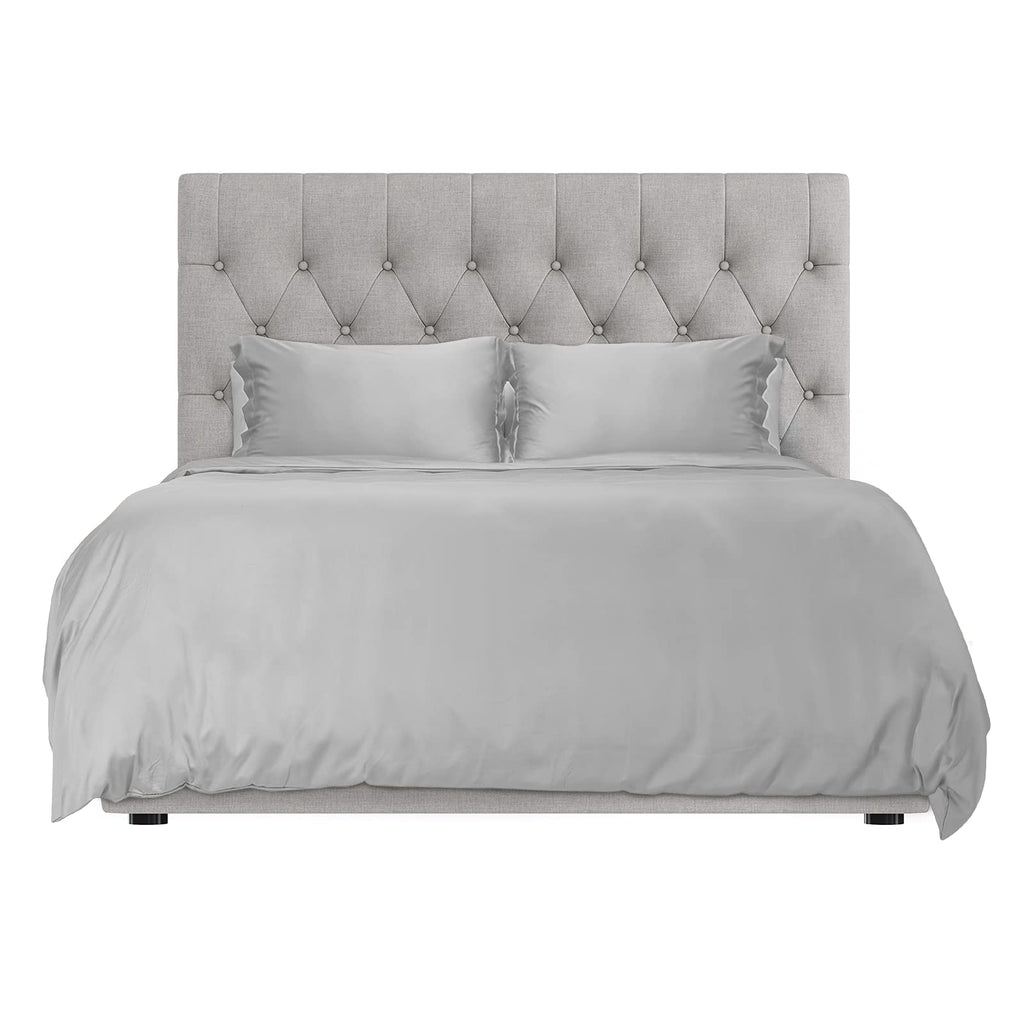 Duvet Cover Bed Linen Set, 3 -Piece Set, Grey