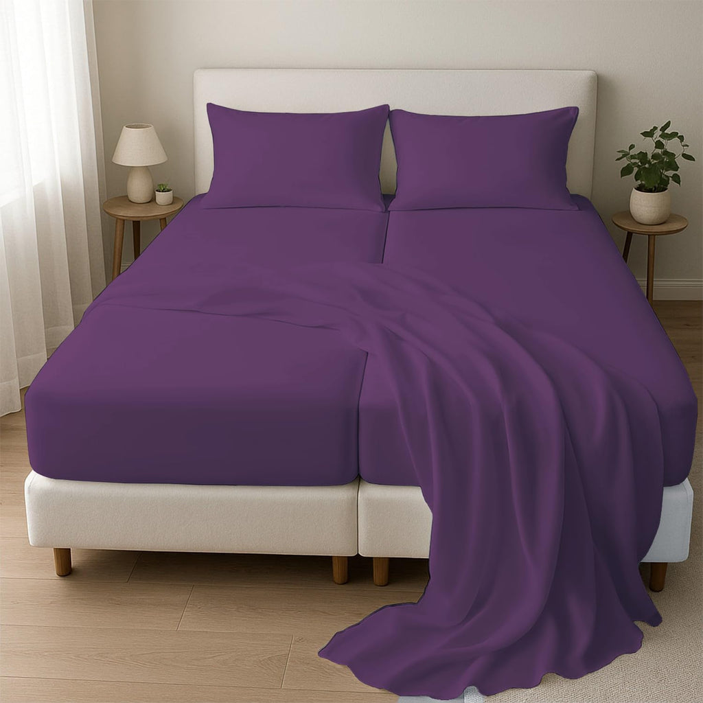 Split Sheets for Adjustable Beds 5-Piece Split Sheet Set, 800 Thread Count 100%