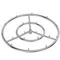 24-Inch Round Stainless Steel Fire Pit Jet Burner Ring