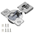 Hinges 4 Pack 1/2'' Overlay Soft Close Hinges Cabinets - Stainless Steel, Anti-Rust, Self Closing Concealed Hinges