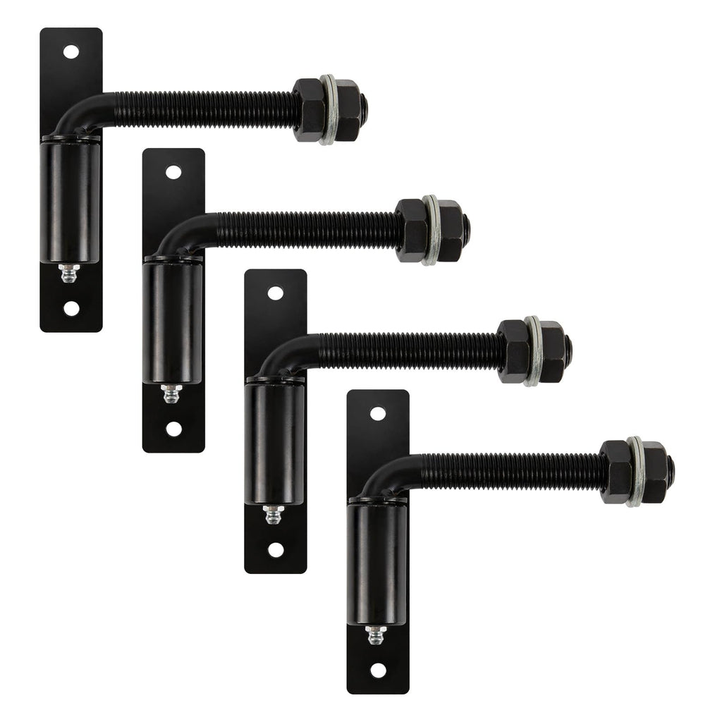 2 Packs Heavy Duty Bolt-on 5/8" J Bolt Gate Hinge, 5-inch Industrial Hinges for Large Heavy Driveway Gates Up to 600