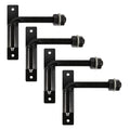 2 Packs Heavy Duty Bolt-on 5/8" J Bolt Gate Hinge, 5-inch Industrial Hinges for Large Heavy Driveway Gates Up to 600