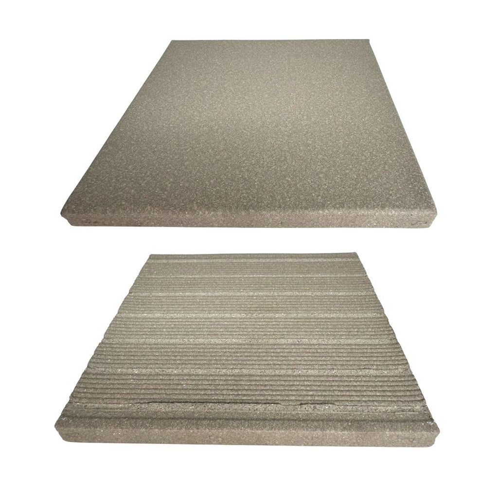 6x6 Ashstone Gray Quarry Tile - Matte Ceramic Floor and Wall Tile for Restaurant, Kitchen, Patio, Spa, Indoor Outdoor