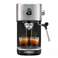 20 Bar Espresso Machine with Fast Heating System, Brew Ready in 5s, 3s Instant Steam, Powders & Capsules, Brews 2+