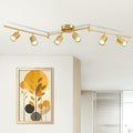 6 Ways Gold Track Lighting Fixtures Ceiling Gu10 Bulbs Not Included
