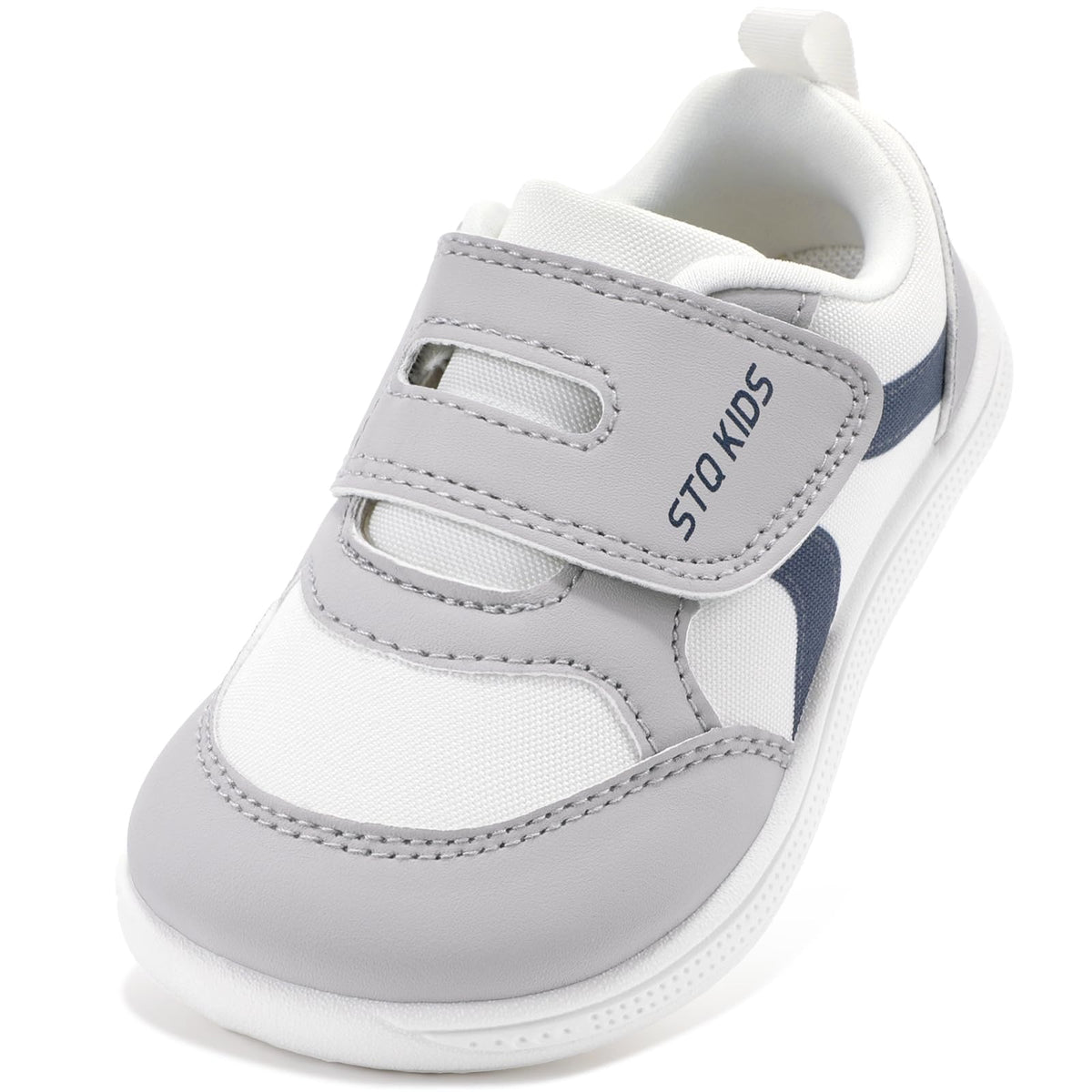 Toddler Boys Shoes Barefoot Sneakers Grey White