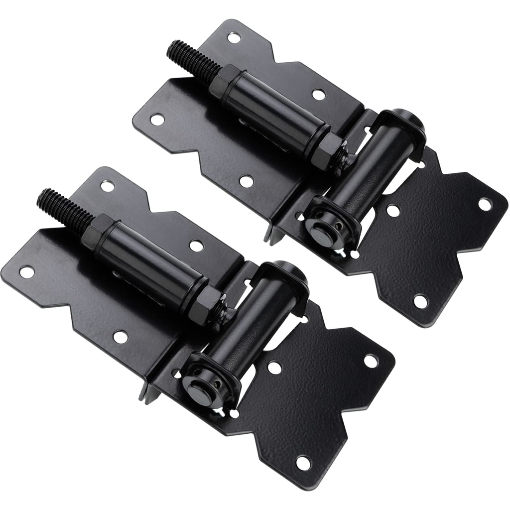 Heavy Duty Self Closing Gate Hinges Adjustable 90 Degree Gate Hardware Kit