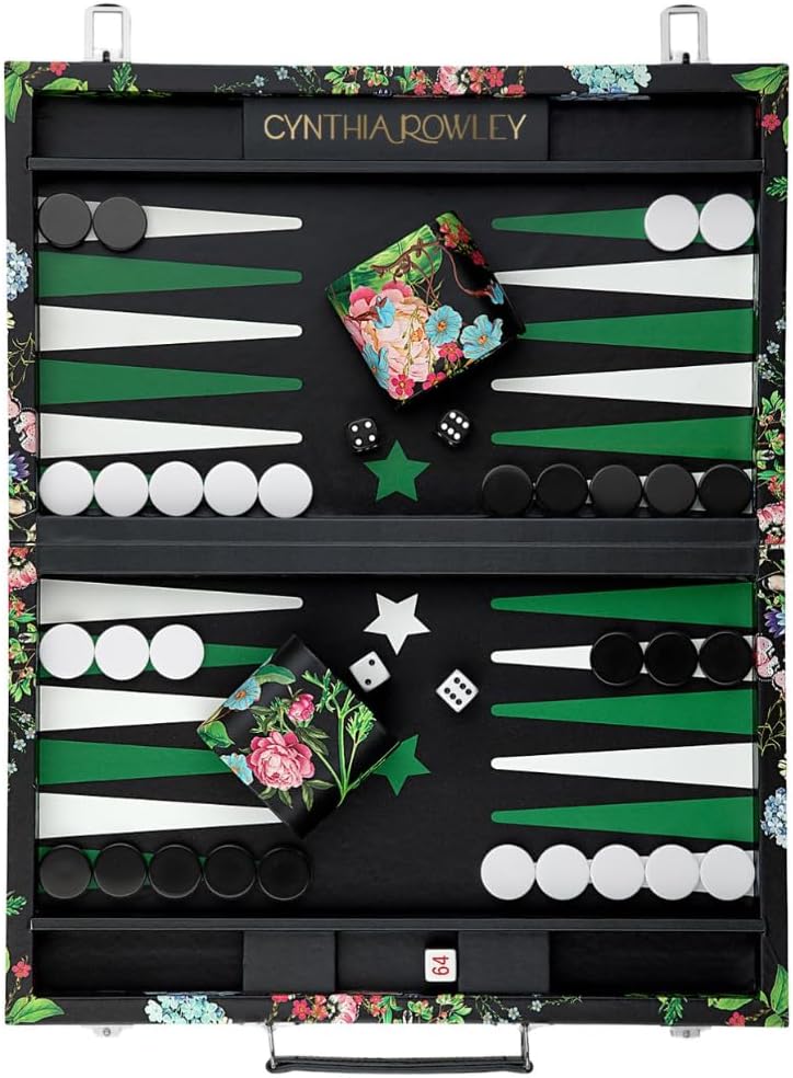 Vegan Leather Backgammon Set