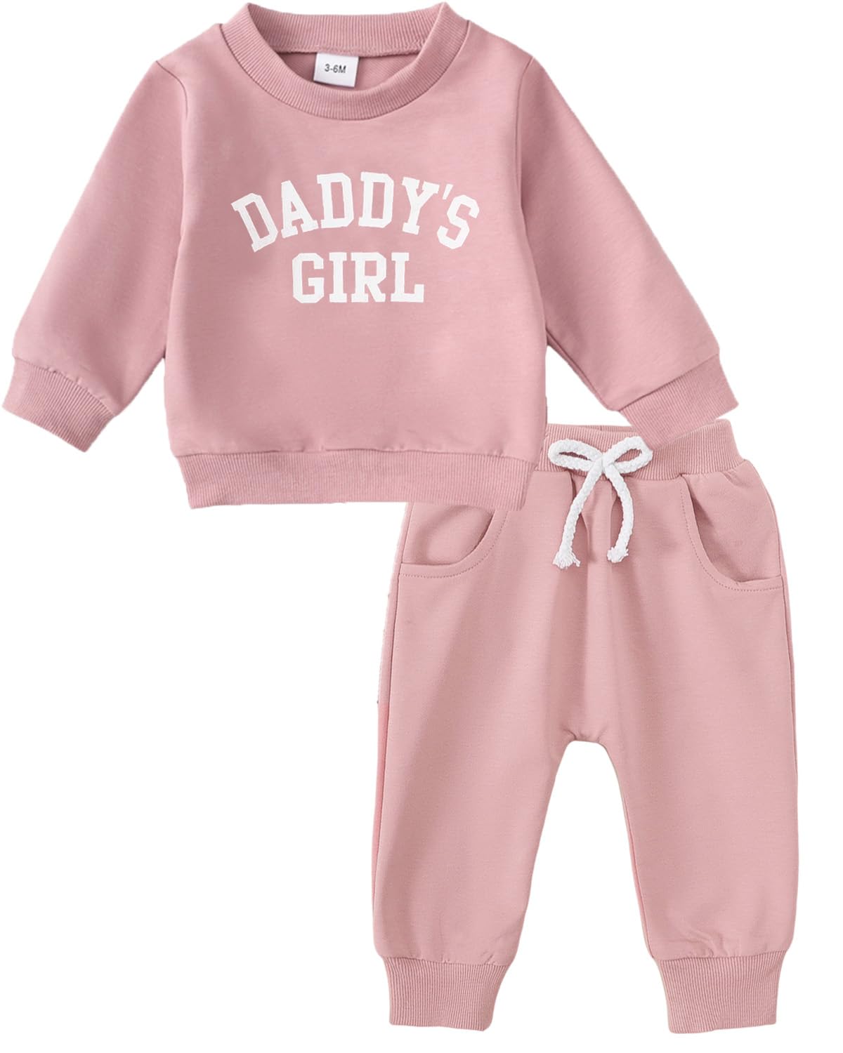 Toddler Baby Boy Girl Clothes Long Sleeve Sweatshirt Pullover Tops + Joggers Pants Outfit Set