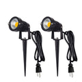 Z Outdoor Landscape LED Lighting 5W Waterproof Graden Lights COB Led Spotlights with Spiked Stand for Lawn Decorative