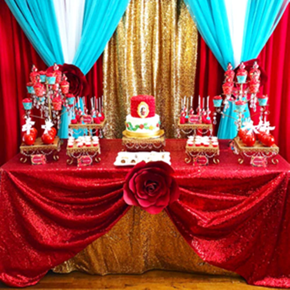 Sequin Tablecloth Red Sparkly Sequin Tablecloth Christmas Day