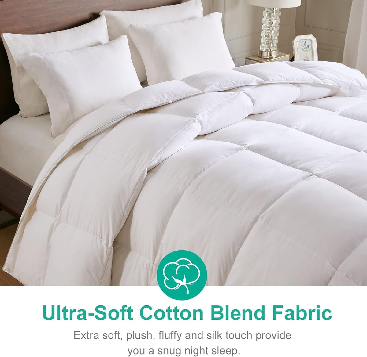 All Season Down Feather Fibers Comforter