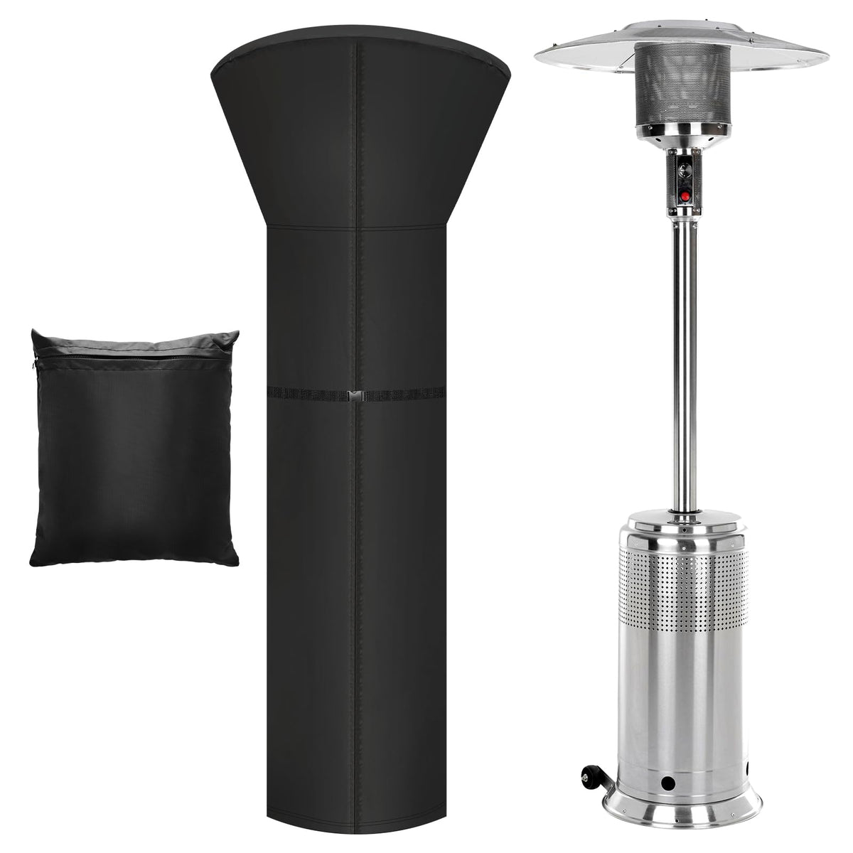 Patio Heater Cover, 420D Lamp Outdoor Cover for Standing Heater