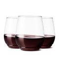 POP 14oz Vino SET OF 48, Recyclable, Unbreakable Unbreakable & Crystal Clear Plastic Wine Glasses, 48 Count (Pack of