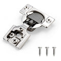1/2" Overlay Soft Close Hinges, Face Frame Cabinet Hinges, 5 Pairs