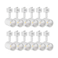 12 Pack J Type LED Track Lighting Heads 6.5W 4000K Neutral White