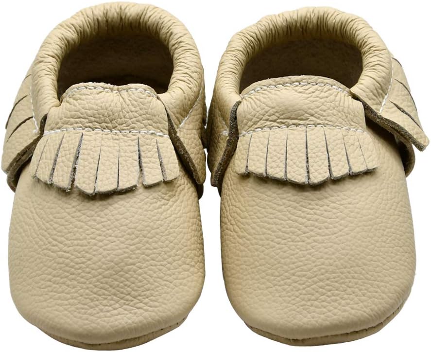 Baby Leather Shoes Baby First Walking Shoes Baby Tassel Shoes Soft Sole Crib Shoes Baby Moccasins