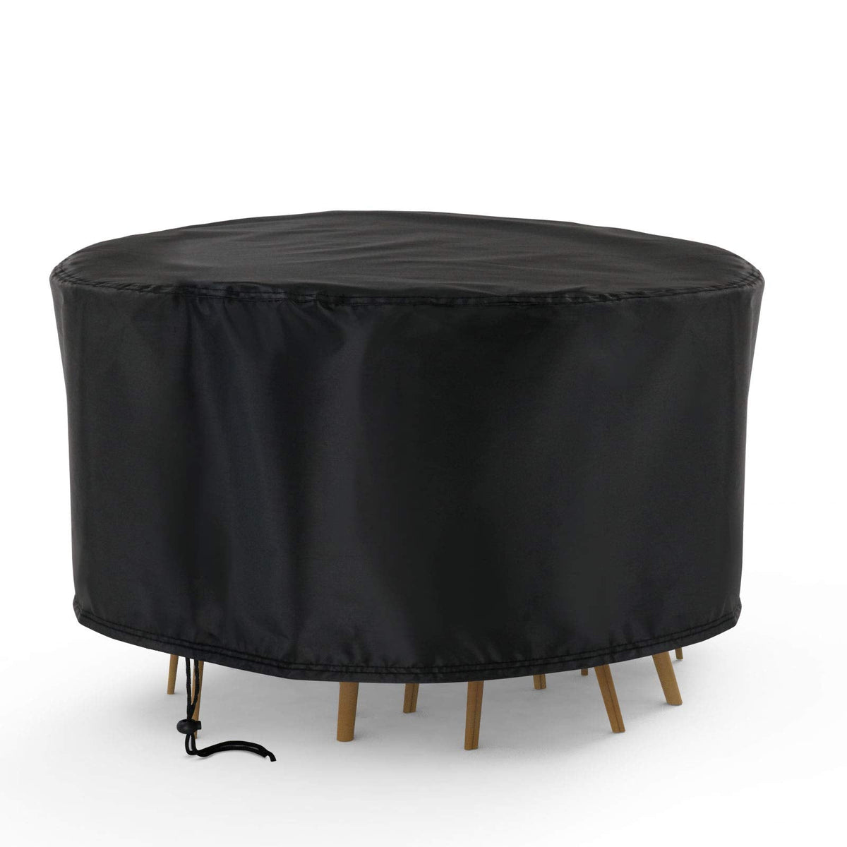 Patio Table and Chairs Cover Round, Outdoor Durable and Waterproof Furniture Set Covers, 90 inch