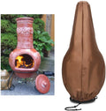 Chiminea Covers Waterproof, Protective Fire Pit Heater Cover, Outdoor Patio Chiminea Covers, Durable Cover for Clay
