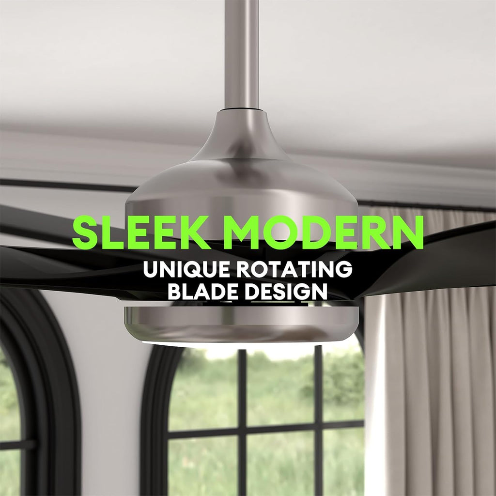 64" Indoor/Outdoor Ceiling Fan with Light & Remote