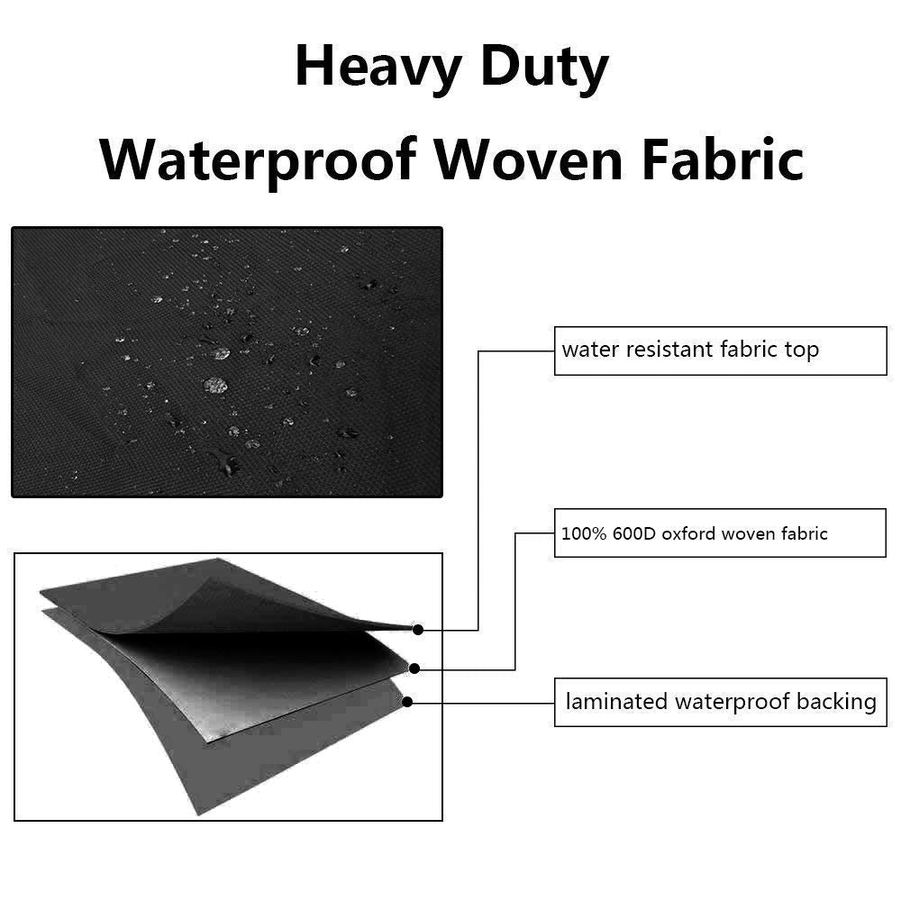 Outdoor Chair Covers, High Back Waterproof, Heavy Duty Patio Furniture Covers, Stackable Outdoor Bar Stool Covers