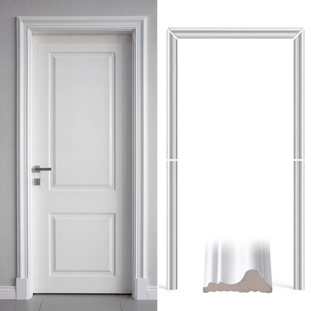 80 x 36 x 2-9/25 in Polyester Door Trim Molding Kit