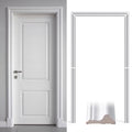 80 x 36 x 2-9/25 in Polyester Door Trim Molding Kit