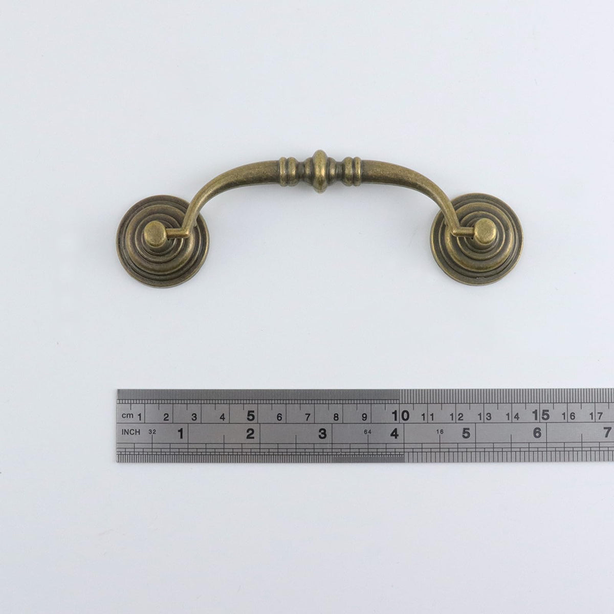 10Pcs Antique Drop Bail Pulls Handles 4Inch Hole Centers