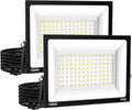 LED Flood Lights Outdoor for Yard Work -100W 10000lm Super Bright LED Work Light with US Plug,6500K Daylight White