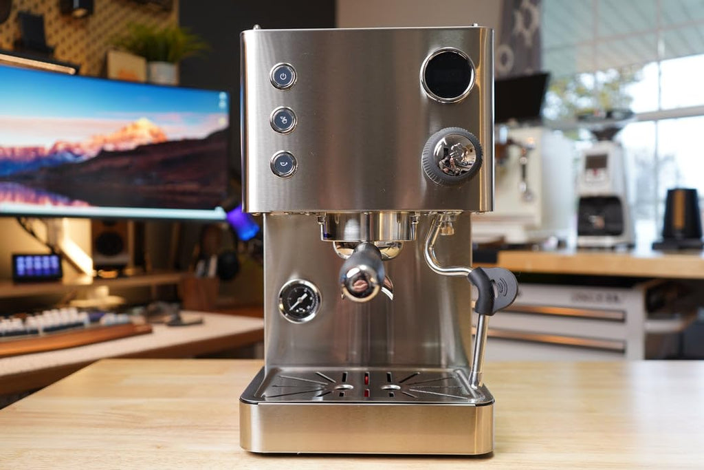 Legato V2 Espresso Machine, PID Temperature Control, 58mm Portafilter, Stainless Steel