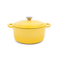 5.7 qt Enameled Cast Iron Dutch Oven Pot with Lid, Limoncello