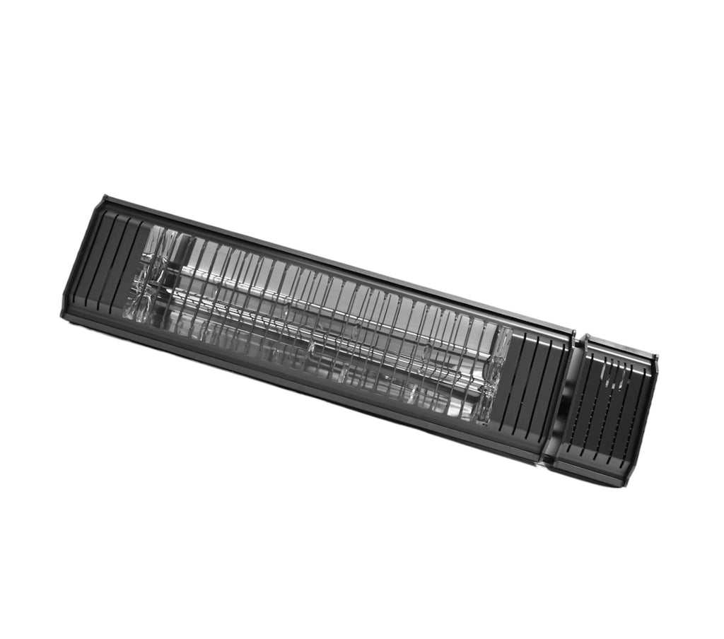 SunWave 1500 Watt Electric Infrared Patio Heater, Wall Mounted Patio Heater, Outdoor/Indoor Infrared Heater With 5