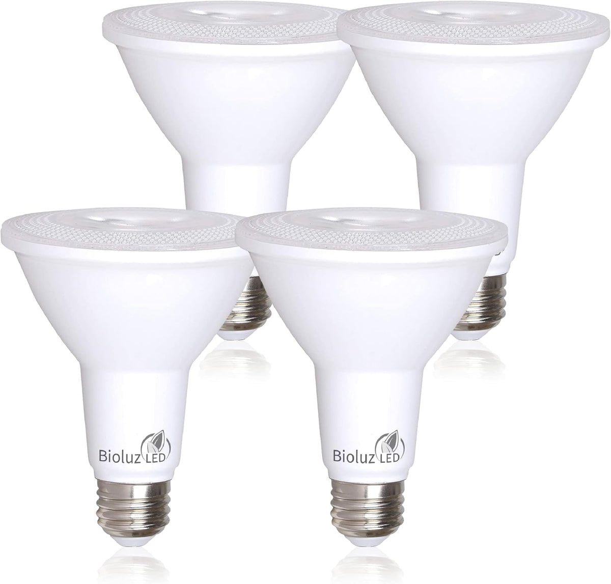 4 Pack PAR30 LED Bulbs Flood Light Indoor/Outdoor High CRI 75W Equivalent Using 11W Dimmable 3000K Soft White 850